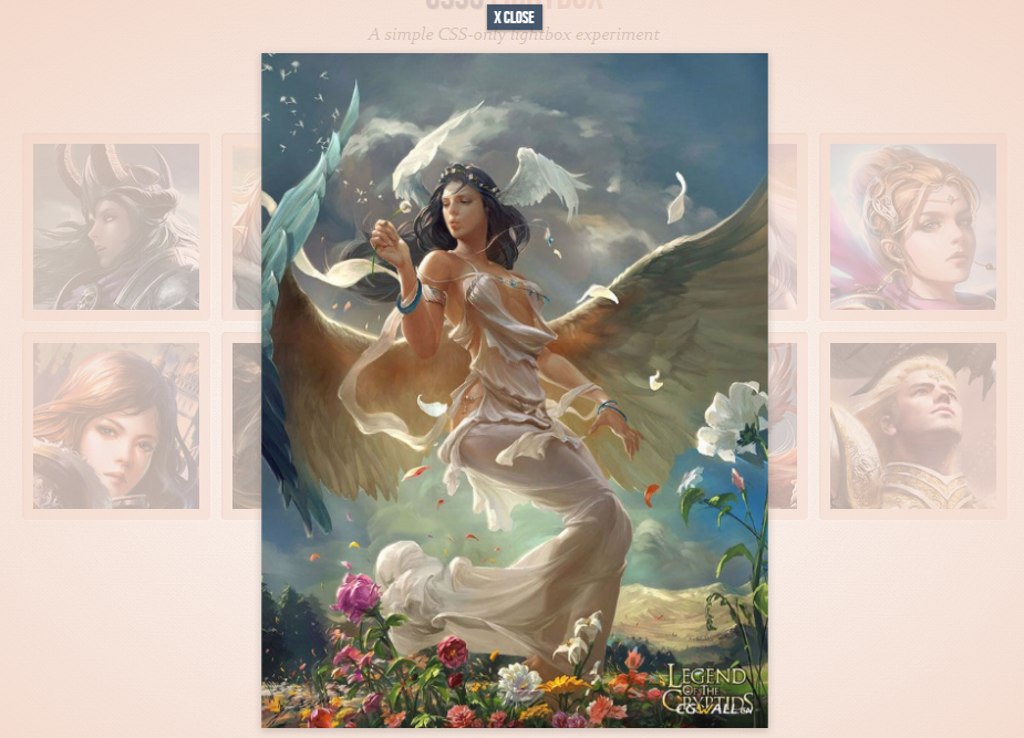 css3半透明遮罩lightbox效果
