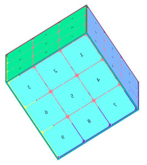 纯CSS3实现3D魔方翻转动画特效