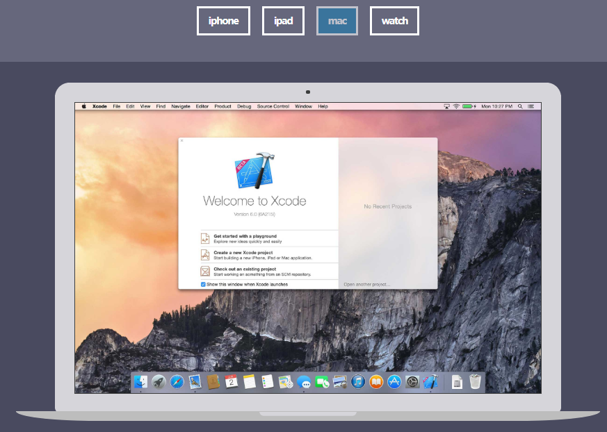CSS3实现苹果Apple设备模型代码