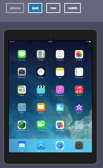 CSS3实现苹果Apple设备模型代码