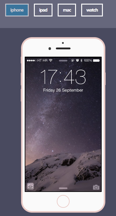 CSS3实现苹果Apple设备模型代码