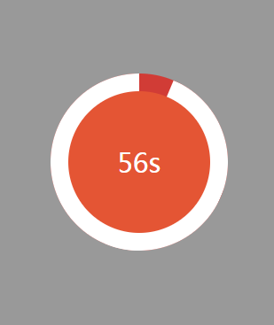 jQuery+css3圆形倒数秒计时器代码