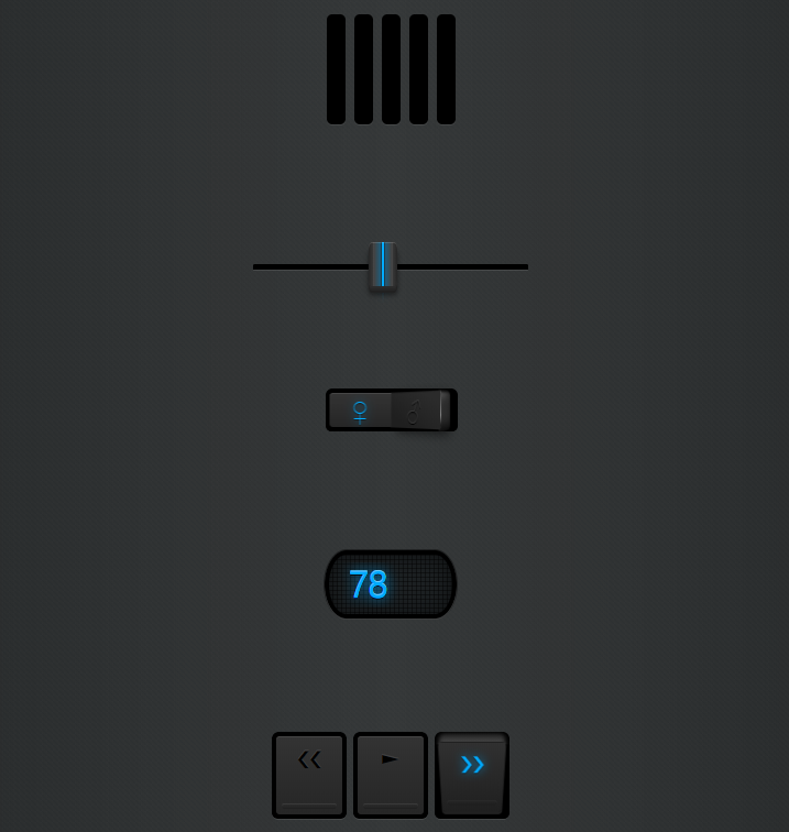 css3 UI开关按钮