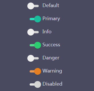 纯CSS3滑动开关按钮特效