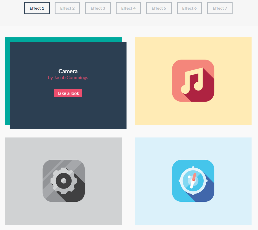 css3标题悬停效果