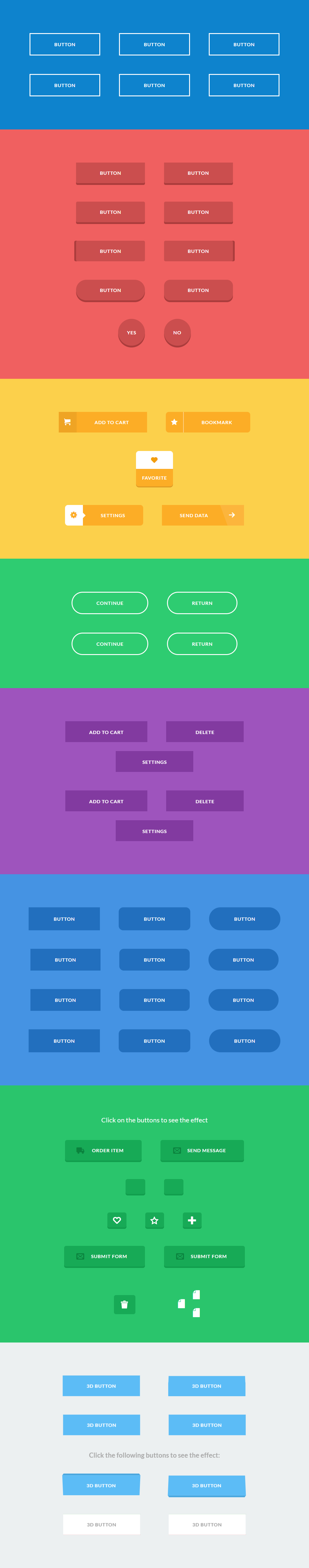 css3实现多款创意按钮