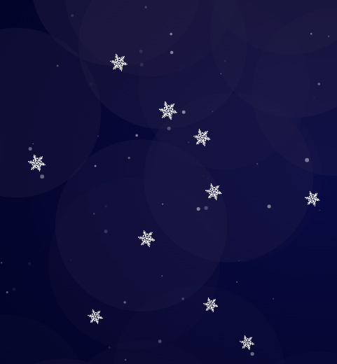 HTML5 Canvas下雪效果插件特效代码