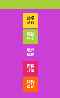 jQuery右侧固定层导航锚点定位代码