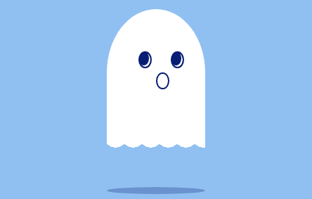 纯CSS3幽灵上下浮动动画特效代码