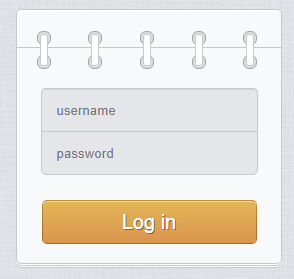 css3日历风格登陆框js代码