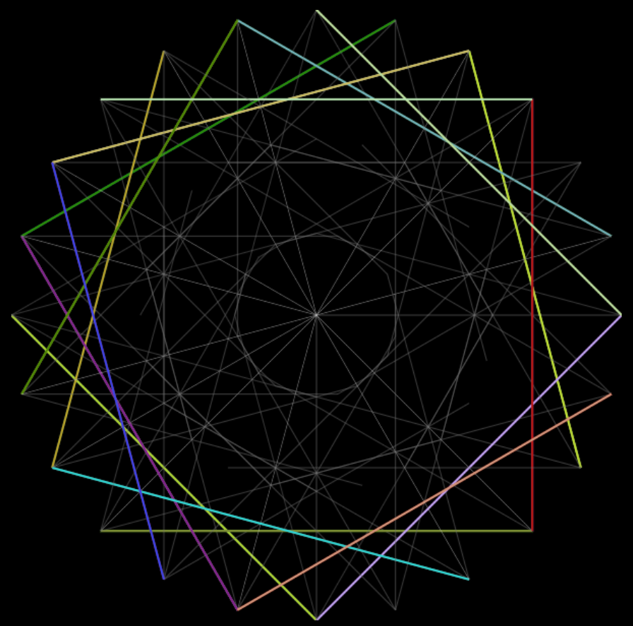 HTML5 Canvas放射线动画特效代码