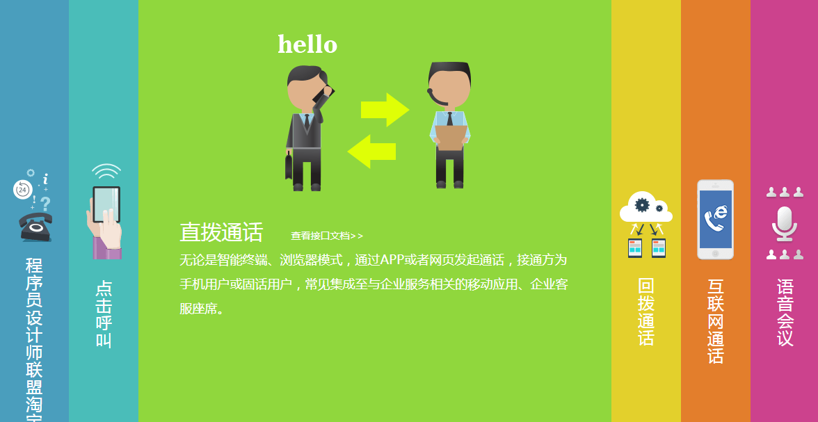 云之讯jQuery扁平手风琴代码