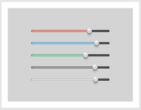 HTML5仿Chrome样式控制滑杆动画滑动滚动特效代码