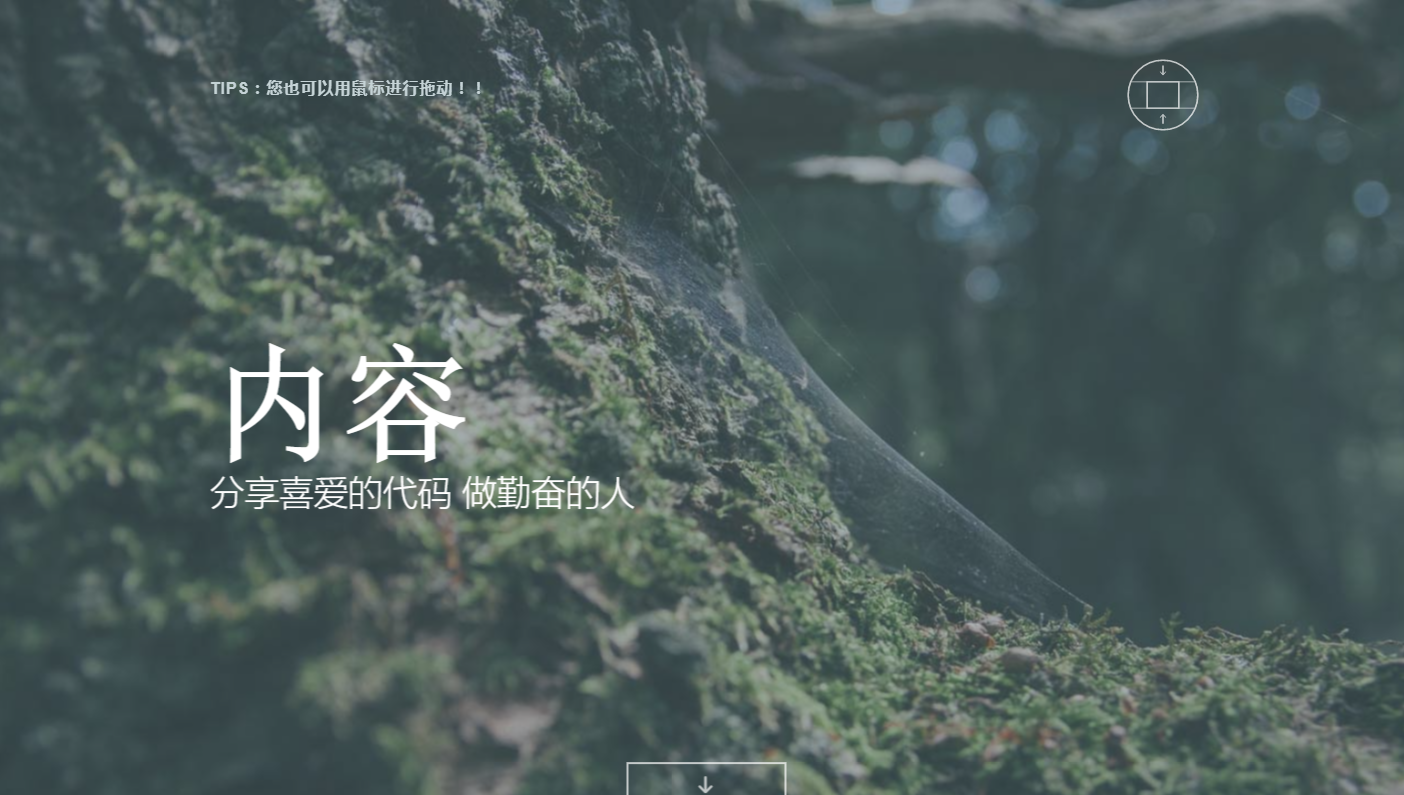 键盘按键控制的全屏相册特效代码