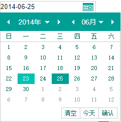 js多皮肤网页日期控件特效代码