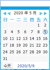 点击text文本框弹出日期选择器特效代码