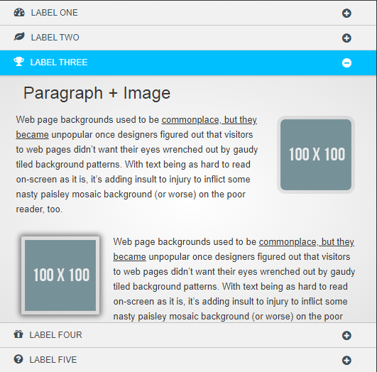 jquery+css3嵌套式手风琴特效代码