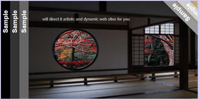 jquery+css3立体百叶窗切换特效代码