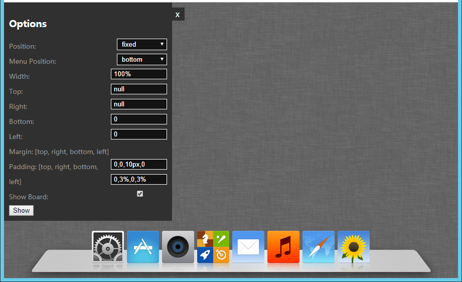 Mac OS X桌面菜单jQuery特效代码