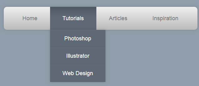 纯CSS3实现UI设计网站导航特效代码